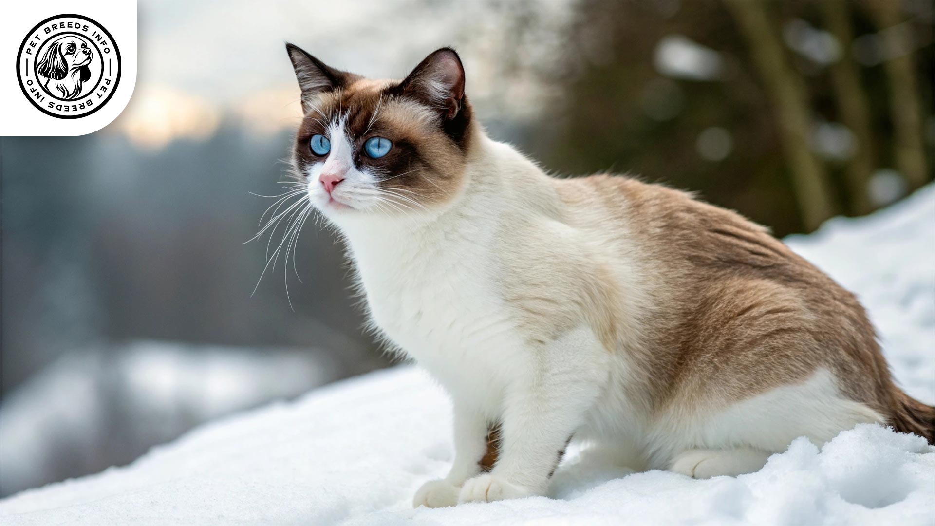 Snowshoe Cat Interaction