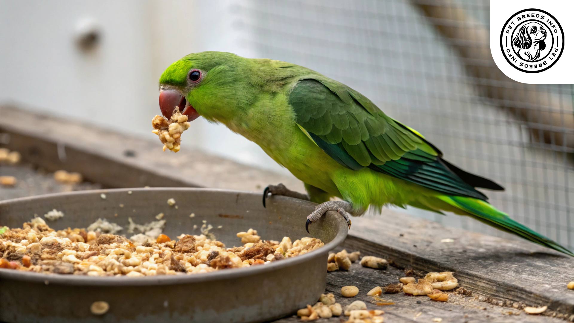 black winged lovebird Diet