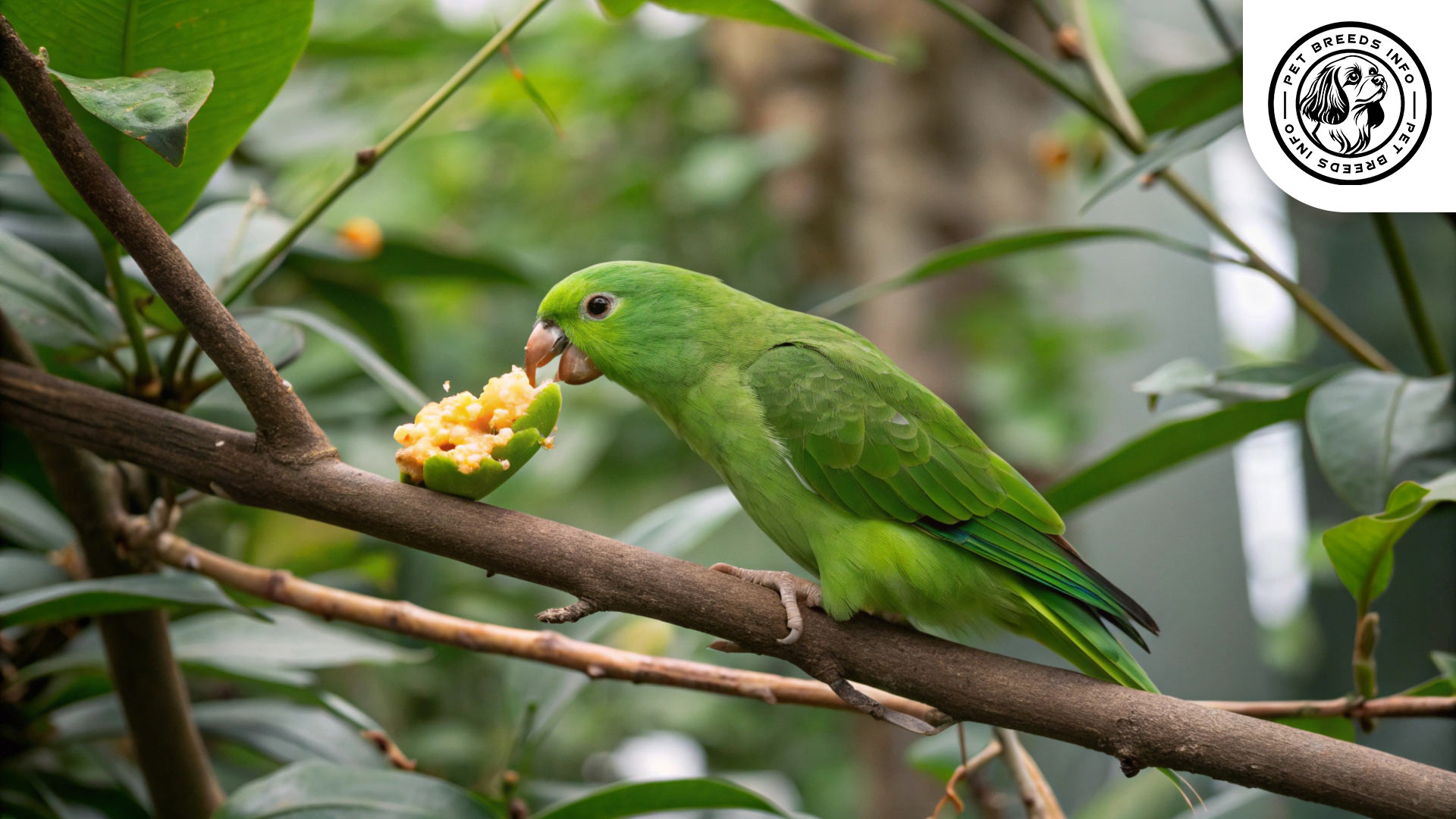 green rumped parrotlet Diet